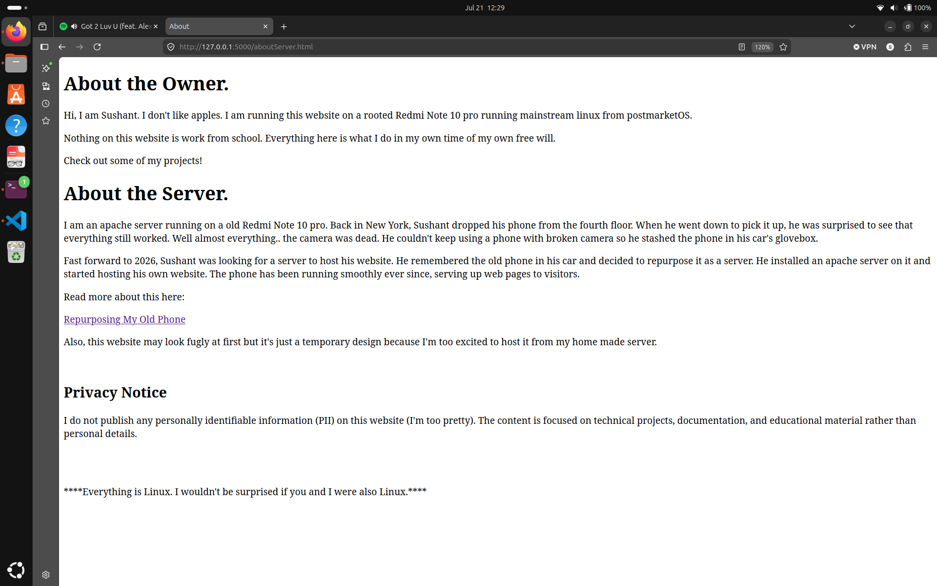 About Page